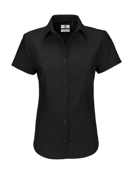  Oxford SSL/women Shirt - B&C Black