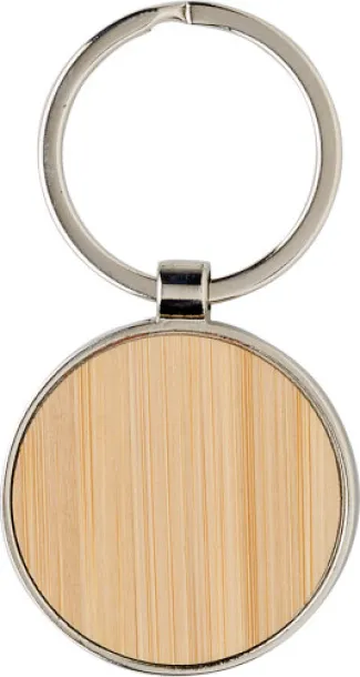 Tillie Bamboo and metal key chain  bamboo