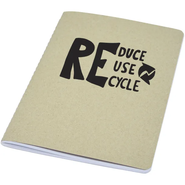 Gianna recycled cardboard notebook Natural