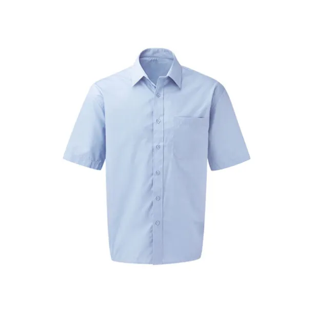 BUSINESS ssL MEN men’s short sleeve shirt - EXPLODE Light blue