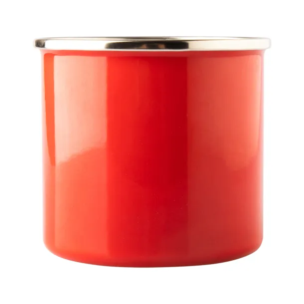 OLDSCHOOL 500 ml enamel mug  Red