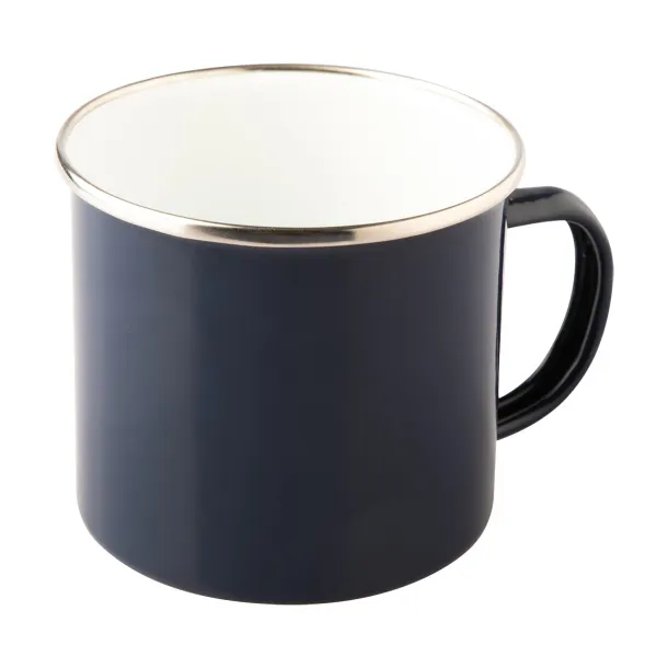 OLDSCHOOL 500 ml enamel mug  Dark Blue