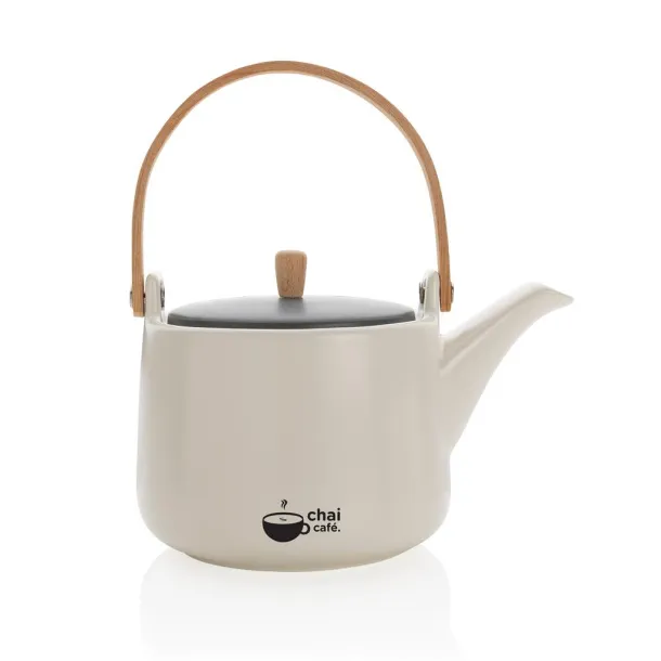  Ukiyo tea pot set with cups White Grey