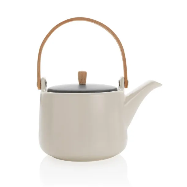  Ukiyo tea pot set with cups White Grey