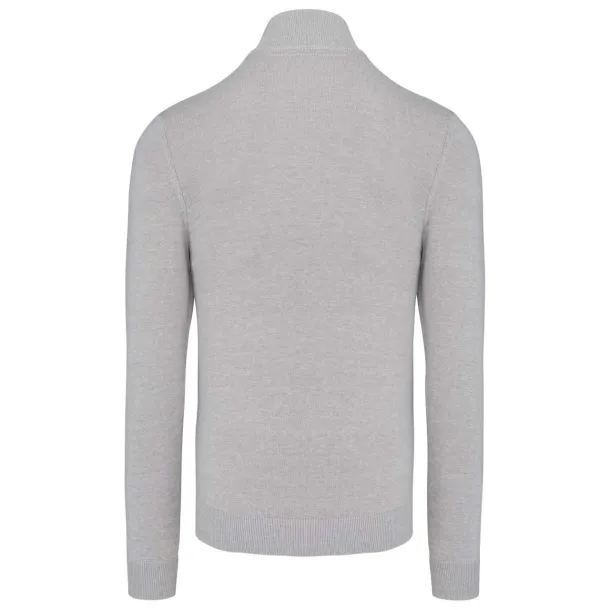  Muški kardigan s patentom, 290 g/m2 - Kariban Grey Melange