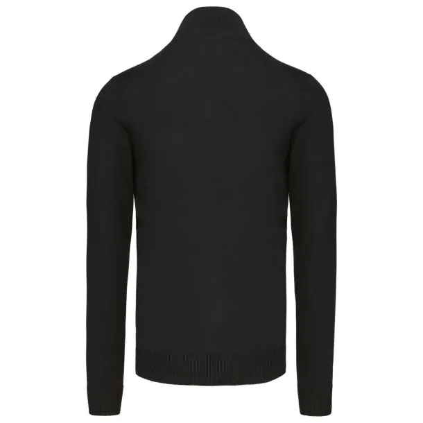  MEN'S FULL ZIP CARDIGAN - Kariban Black