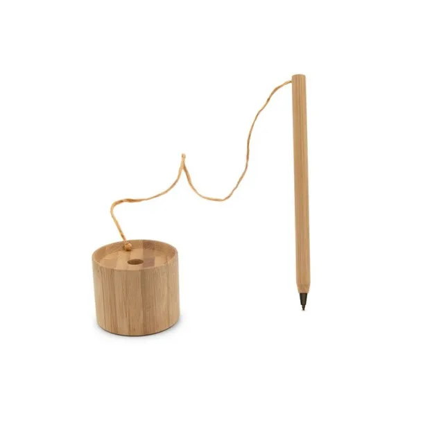  Bamboo ball pen with stand B'RIGHT wood