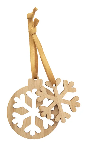 Jerpstad Christmas tree ornament, snowflake Natural