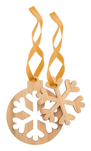 Jerpstad Christmas tree ornament, snowflake Natural