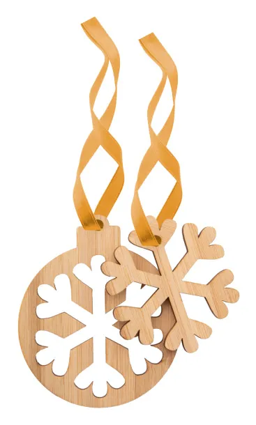 Jerpstad Christmas tree ornament, snowflake Natural