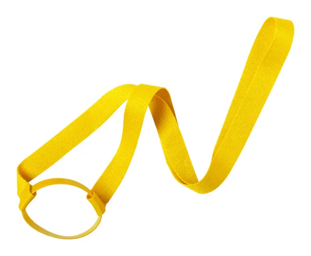 Lancup drink holder lanyard Yellow