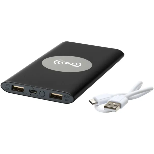 Juice 8000mAh wireless powerbank Solid black