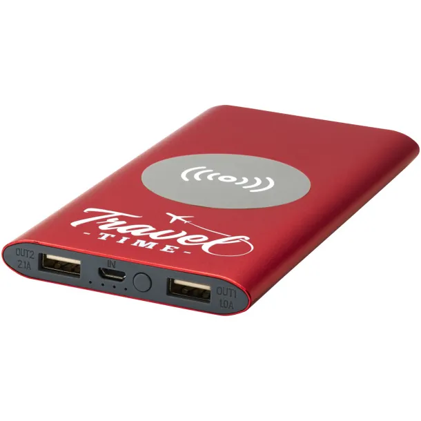 Juice 8000mAh wireless powerbank Red