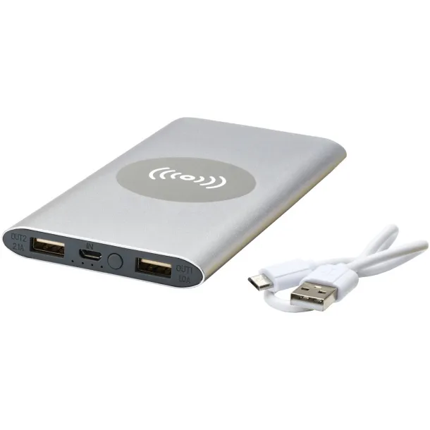 Juice 8000mAh wireless powerbank Silver