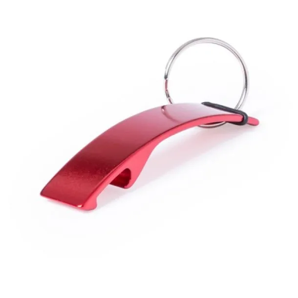  Keyring, bottle opener red