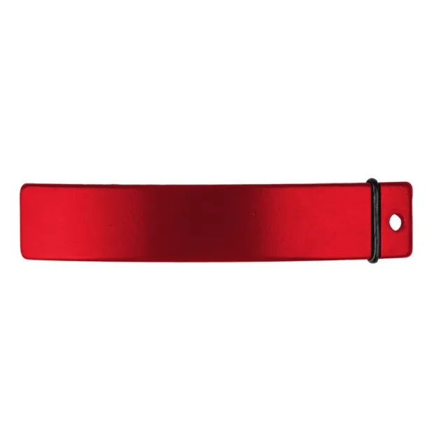  Keyring, bottle opener red