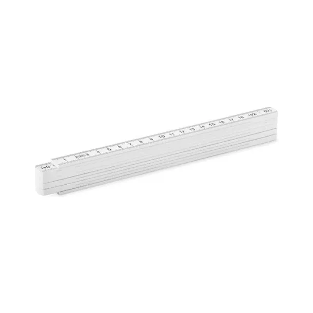 2 METER Folding ruler 2 mtr White