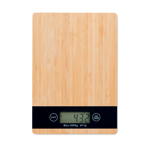 PRECISE Bamboo digital kitchen scales Wood