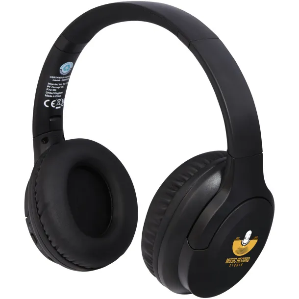 Loop Bluetooth® slušalice od reciklirane plastike - Avenue Crna