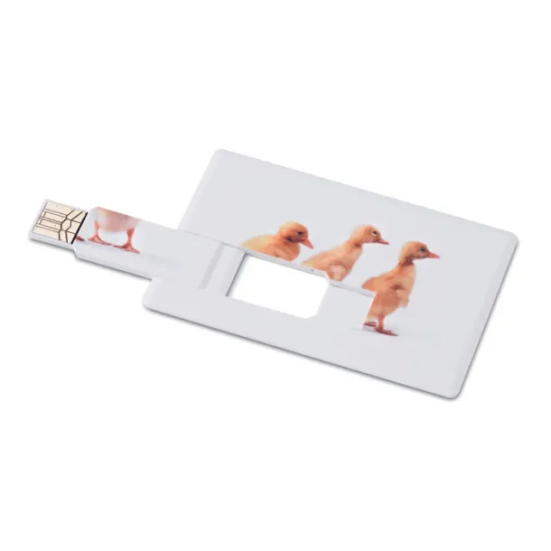 MEMORAMA Creditcard. USB flash 16GB     MO1059-06 White