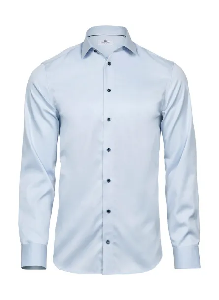  Luxury Shirt Slim Fit - Tee Jays Svijelo plava Plava