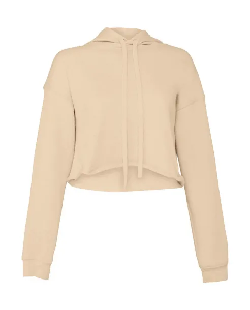  Women's Cropped Fleece Hoodie - Bella+Canvas Heather Dust