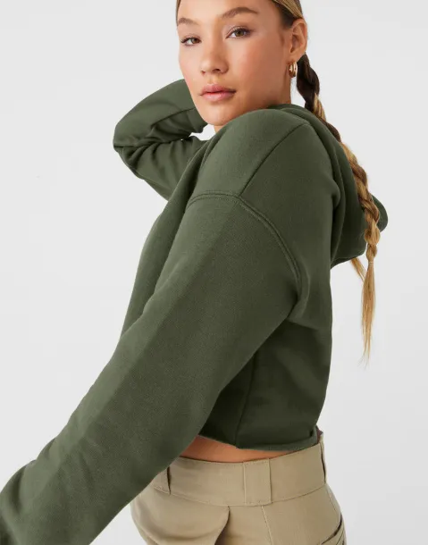  Women's Cropped Fleece Hoodie - Bella+Canvas