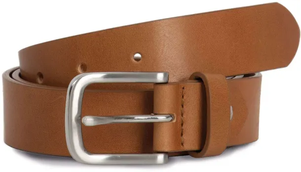  FLAT ADJUSTABLE BELT - K-UP Cognac