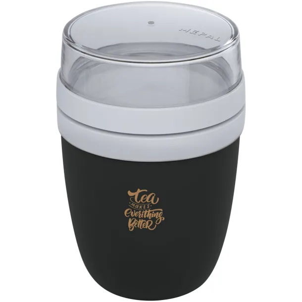 Ellipse lonac za hranu, 500 ml + 200 ml - Mepal Ugljen