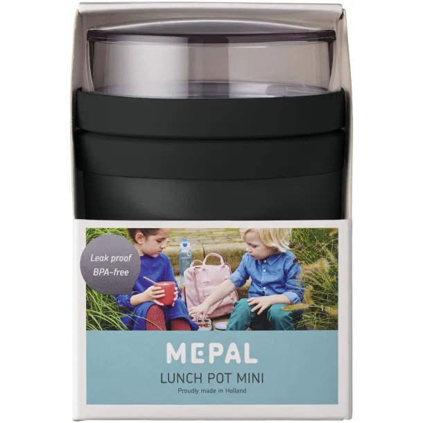 Ellipse lonac za hranu, 500 ml + 200 ml - Mepal Ugljen