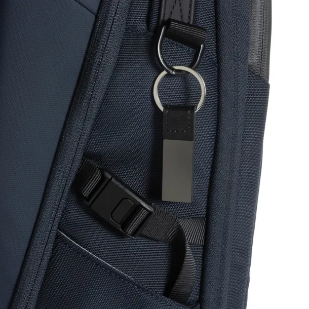  Luxury PU keychain RCS recycled zinc alloy - XD Collection Black 