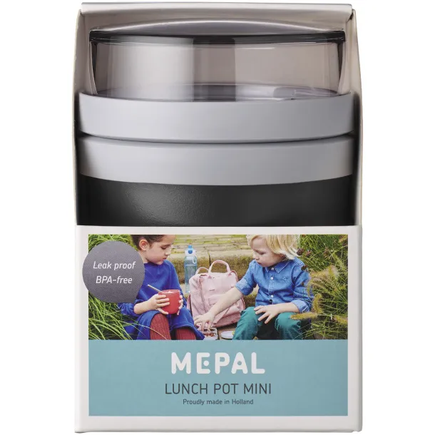 Ellipse lonac za hranu, 500 ml + 200 ml - Mepal Crna