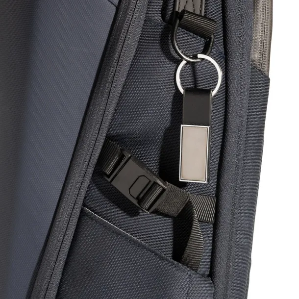  Luxury PU keychain RCS recycled zinc alloy - XD Collection Black 