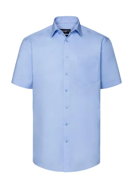  Men's Tailored Coolmax® Shirt - Russell Collection Svijelo plava