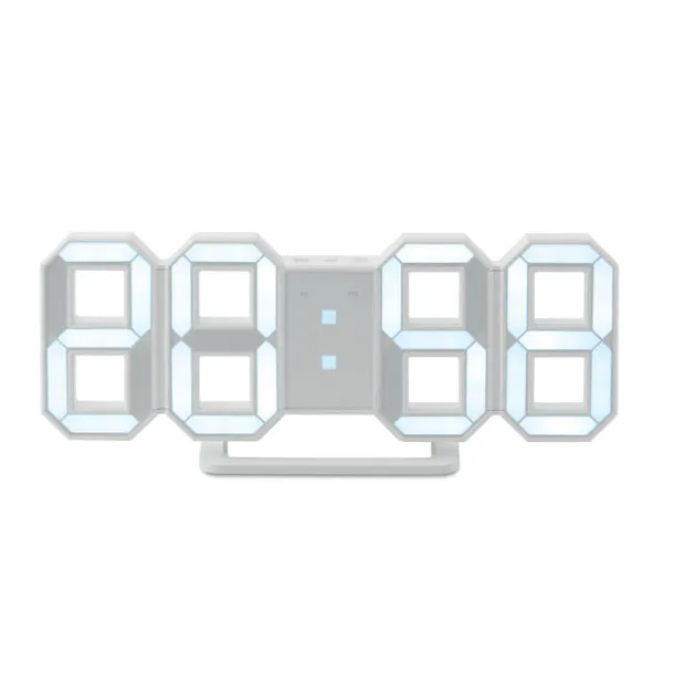 COUNTDOWN LED Clock with AC adapter White