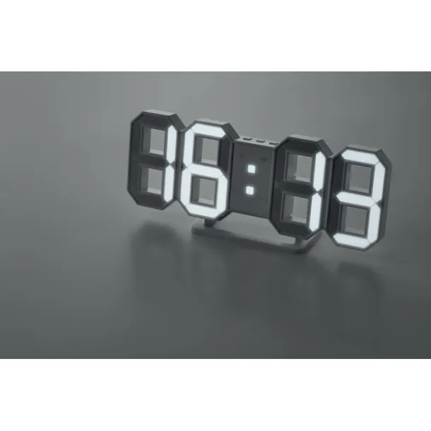 COUNTDOWN LED Clock with AC adapter White