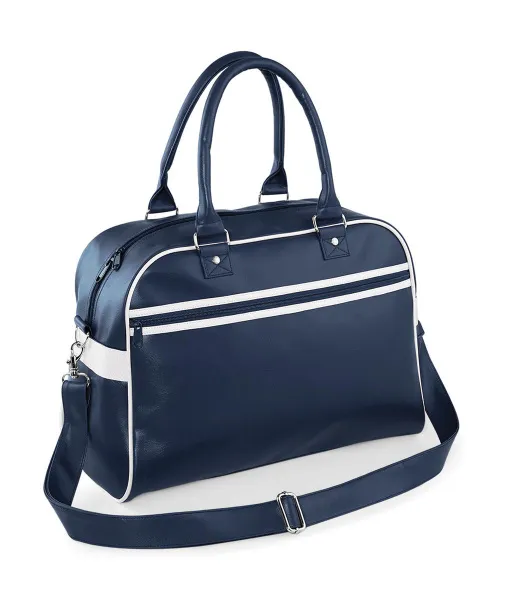  Original Retro Bowling Bag - Bagbase French Navy Bijela