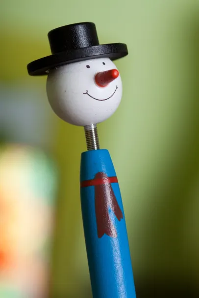 Göte cartoon pen, Snowman Blue