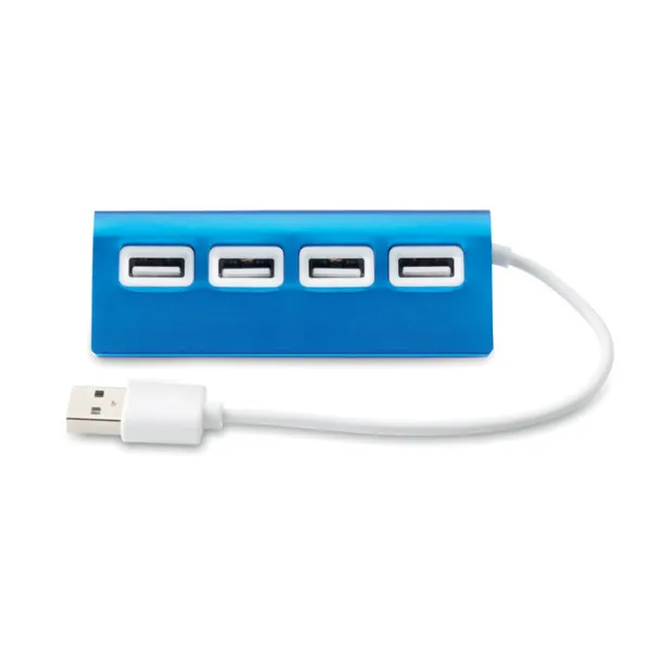 ALUHUB 4 port USB hub Blue