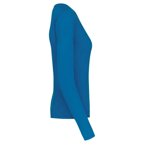  Ženska V majica dugih rukava, 180 g/m2 - Kariban Tropical Blue
