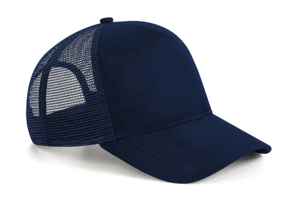  Suede Snapback Trucker - Beechfield French Navy