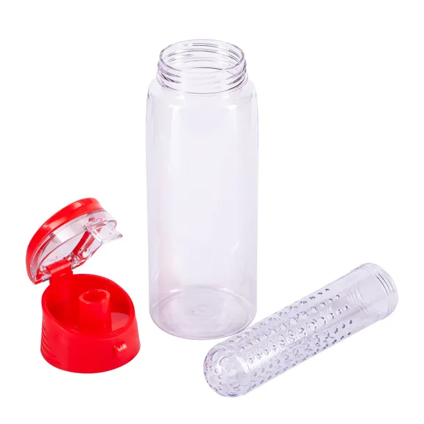 FRUTELLO sports bottle 700 ml with infuser Red