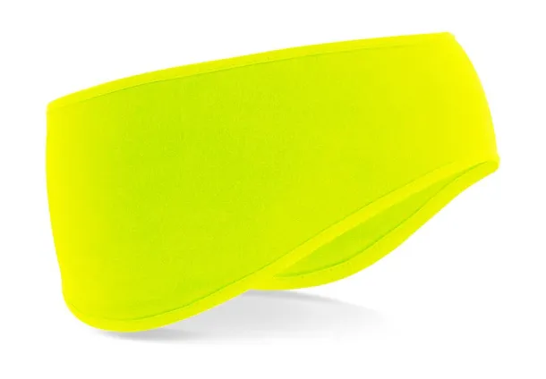  Softshell Sports Tech Headband - Beechfield Fluorescent Yellow