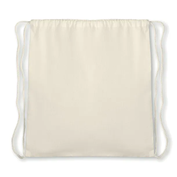 ORGANIC HUNDRED Organic cotton drawstring bag Beige