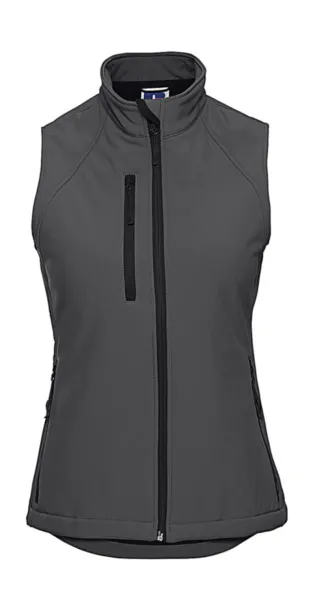  Ladies' Softshelll Gilet - Russell  Titanium