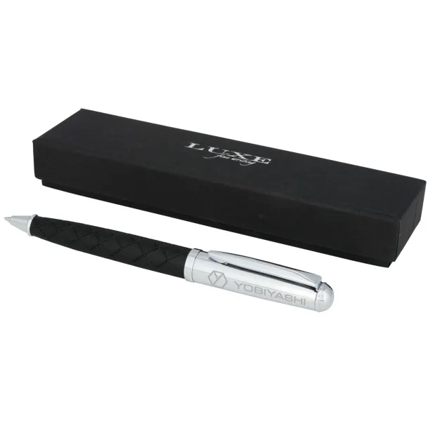 Fidelio ballpoint pen - Luxe Solid black Silver