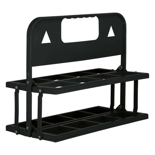  FOLDABLE BOTTLE CARRIER - 8 BOTTLES - Proact Black