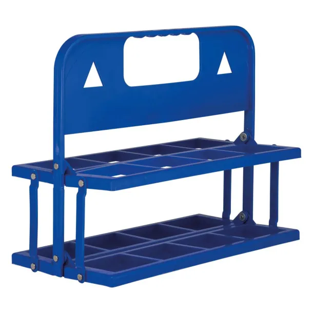  FOLDABLE BOTTLE CARRIER - 8 BOTTLES - Proact Blue