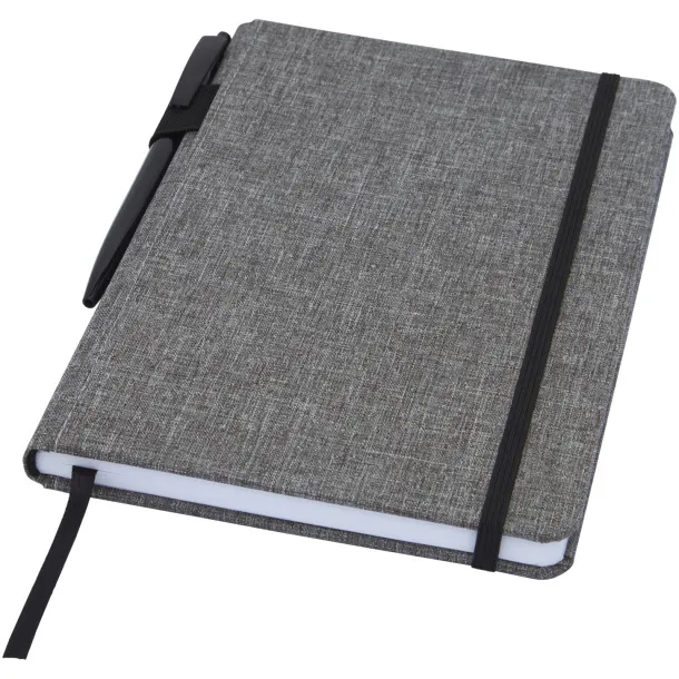 Orin A5 RPET notebook - Marksman Heather grey