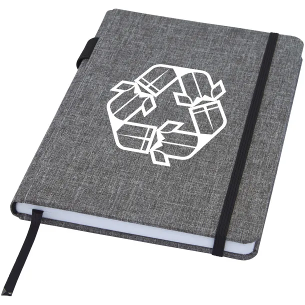 Orin A5 RPET notebook - Marksman Heather grey